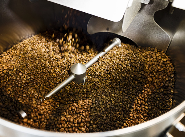 fresh-roasted coffee Beans.